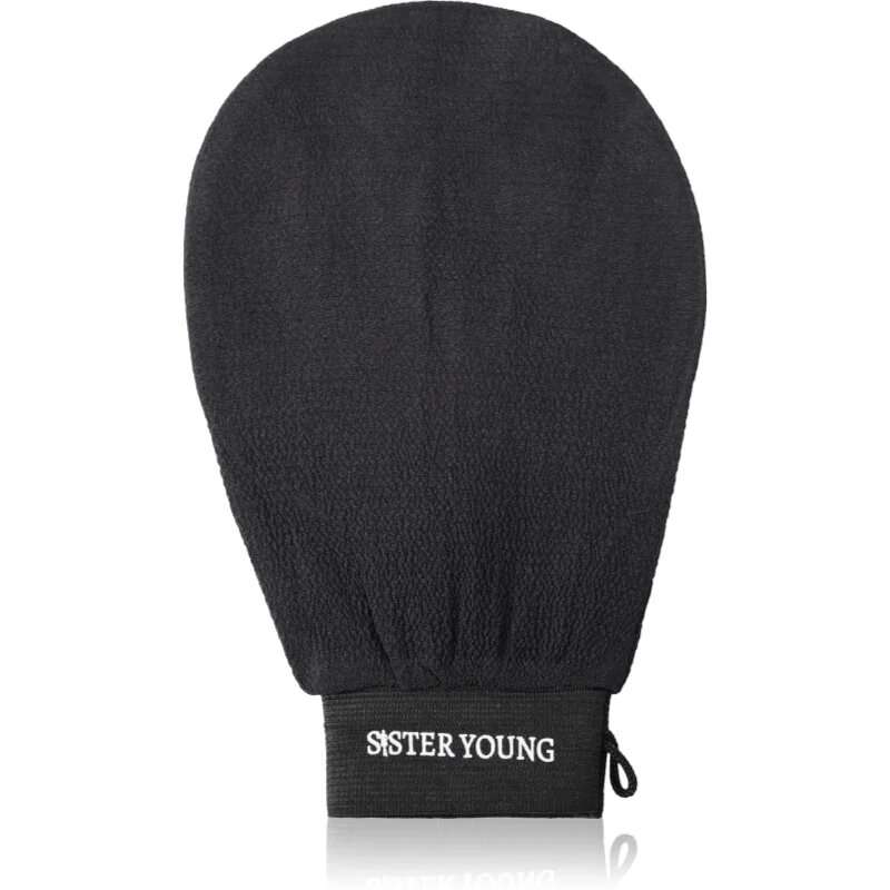 Sister Young NOVA Exfoliating Glove rokavica za piling za telo Black 1 kos