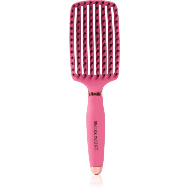 Sister Young OVIA ravna krtača za lase Fuchsia BV 1 kos