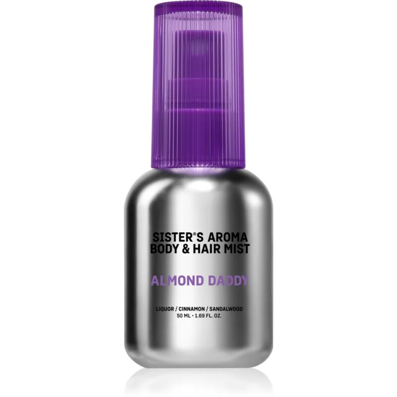 Sister's Aroma Almond Daddy Body & Hair Mist parfumska meglica za telo in lase za ženske 50 ml