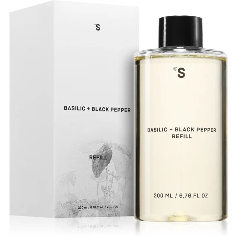 Sister's Aroma Basilic + Black Paper nadomestno polnilo za aroma difuzor 200 ml