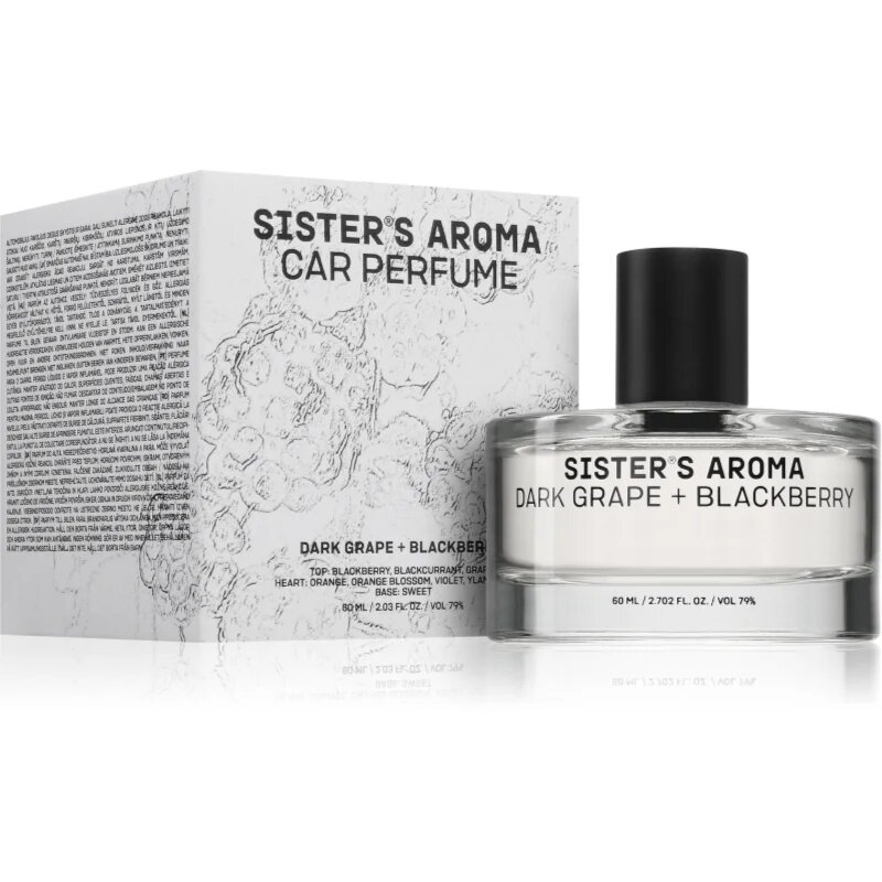 Sister's Aroma Car Perfume Dark Grape + Blackberry dišava za avto 60 ml