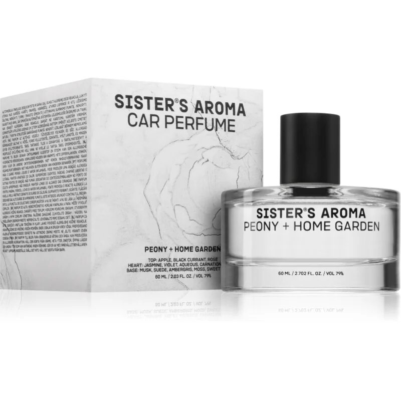 Sister's Aroma Car Perfume Peony + Home Garden dišava za avto 60 ml