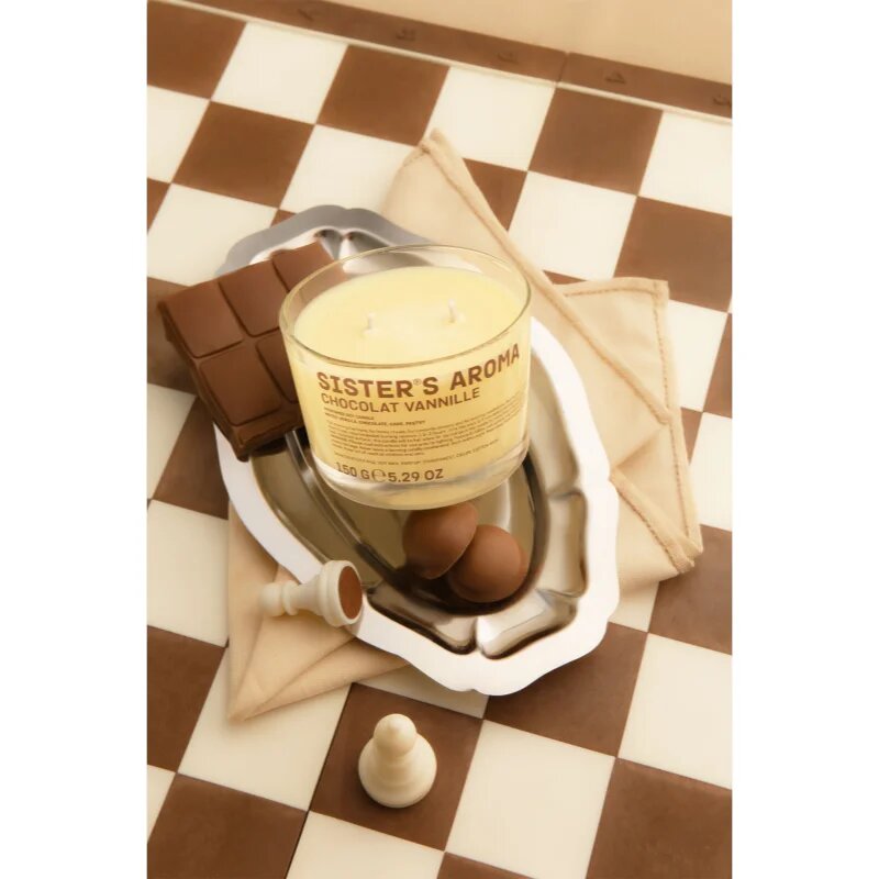 Sister's Aroma Chocolat Vannille dišeča sveča 150 g