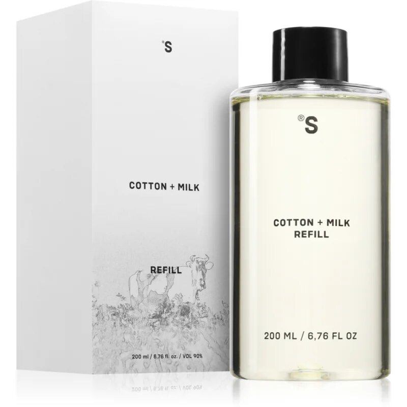 Sister's Aroma Cotton + Milk nadomestno polnilo za aroma difuzor 200 ml