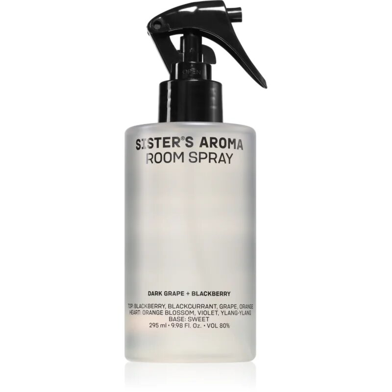 Sister's Aroma Dark Grape + Blackberry pršilo za dom 295 ml