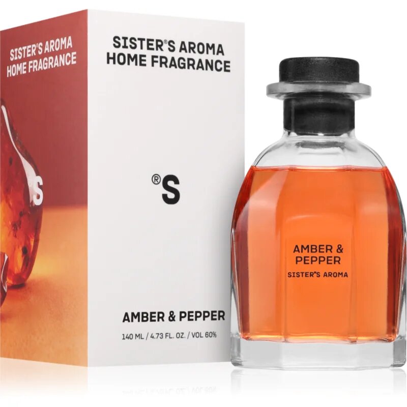 Sister's Aroma Home Fragrance Amber and Pepper aroma difuzor 140 ml
