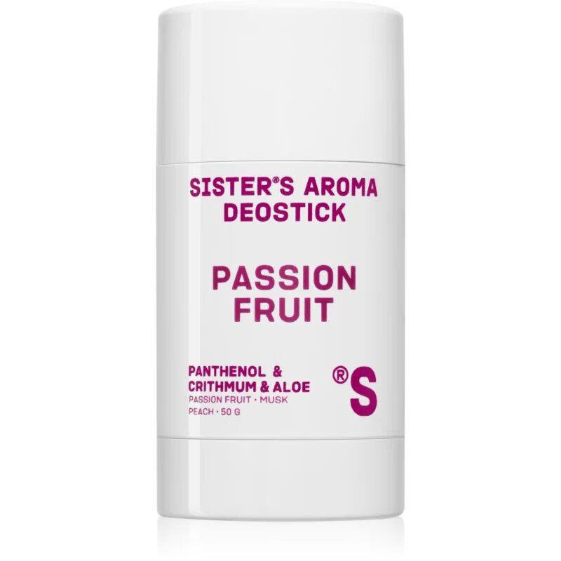 Sister's Aroma Passion Fruit Deostick trdi deodorant proti neprijetnemu vonju in potenju 50 g