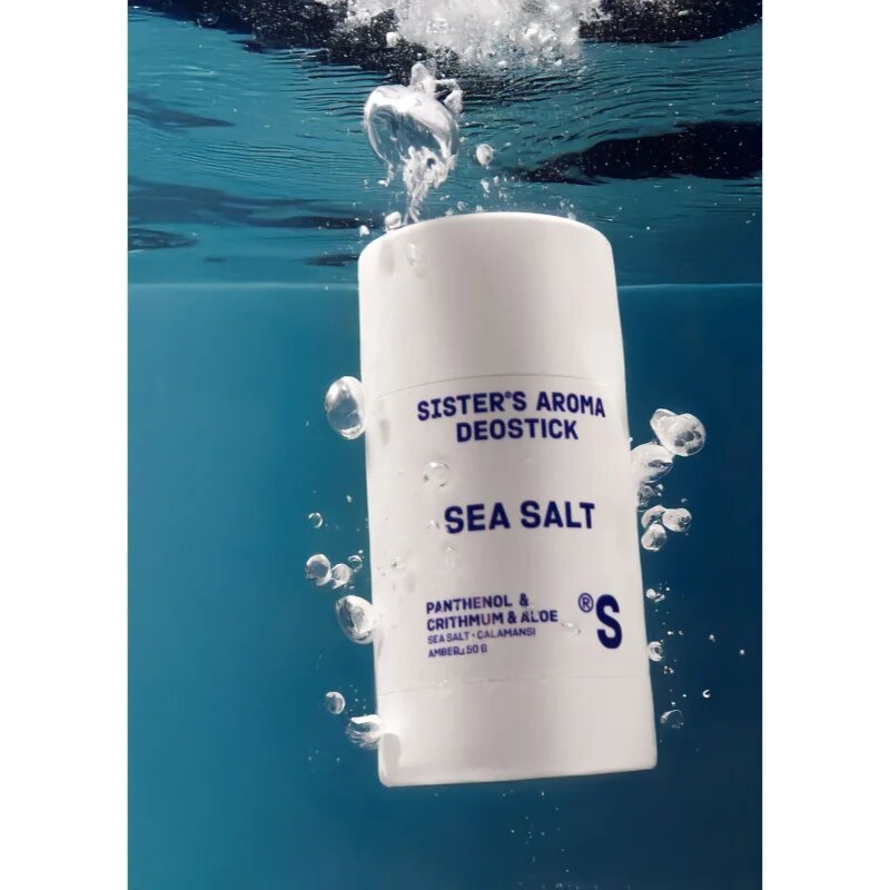 Sister's Aroma Sea Salt Deostick trdi deodorant proti neprijetnemu vonju in potenju 50 g