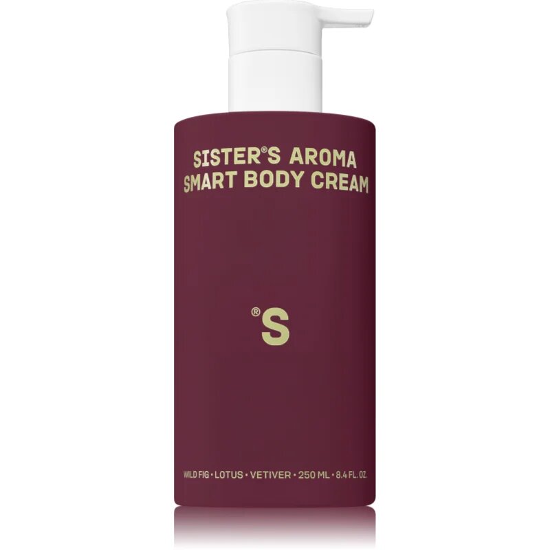 Sister's Aroma Smart Body Cream Fig krema za telo z vlažilnim učinkom 250 ml