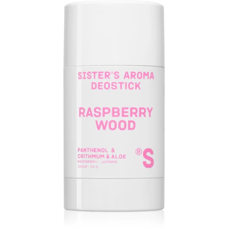 Sister's Aroma Wood Deostick trdi deodorant proti neprijetnemu vonju in potenju 50 g