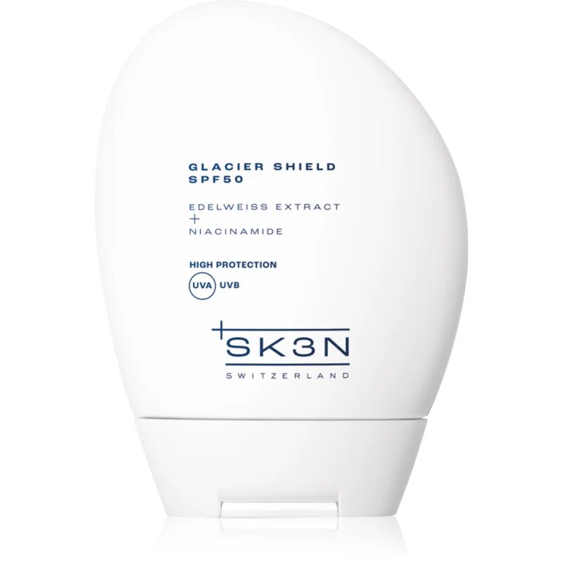 SK3N Glacier Shield SPF 50 lahki zaščitni fluid SPF 50 50 ml