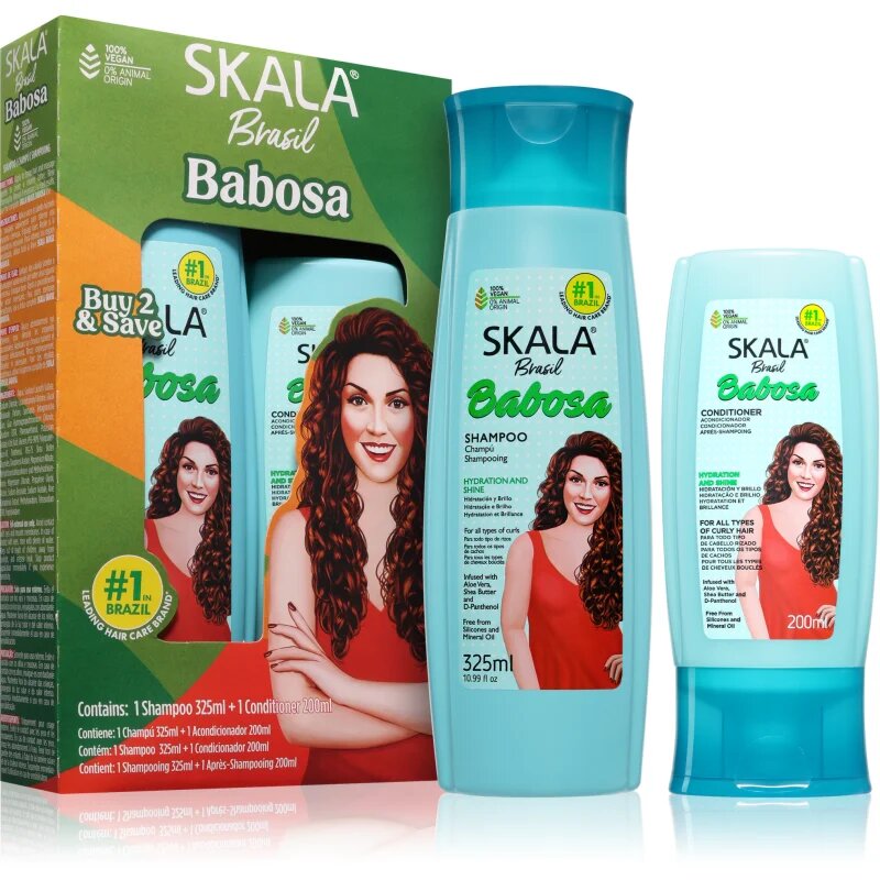 Skala Babosa set za prehrano in hidracijo za suhe lase