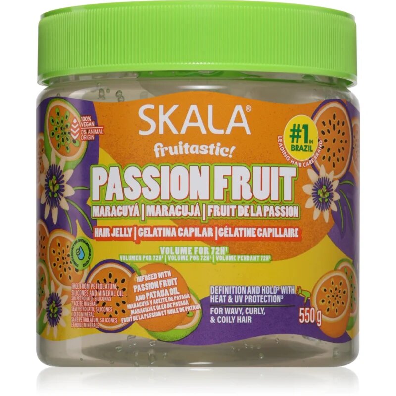 Skala Passion Fruit gel za lase za kodraste lase 550 ml