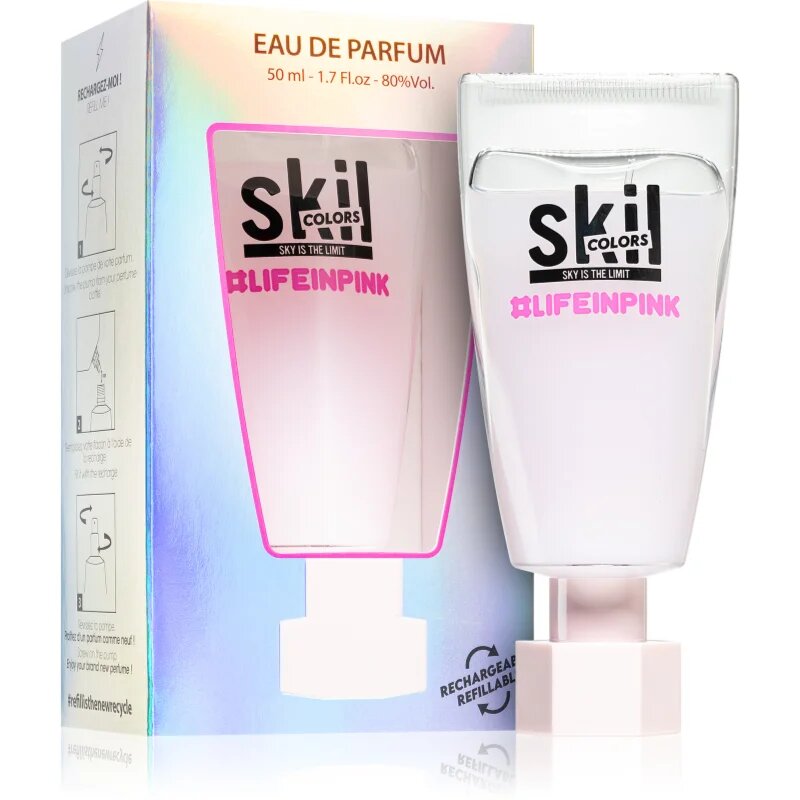 Skil Colors Life in Pink parfumska voda za ženske 50 ml