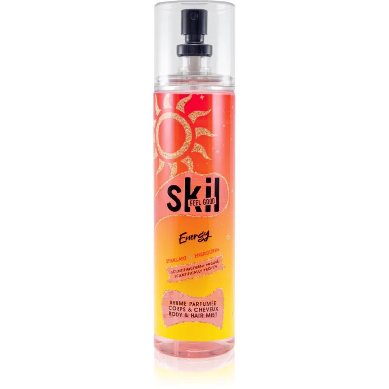 Skil Feel Good Energy parfumska meglica za telo in lase za ženske 250 ml