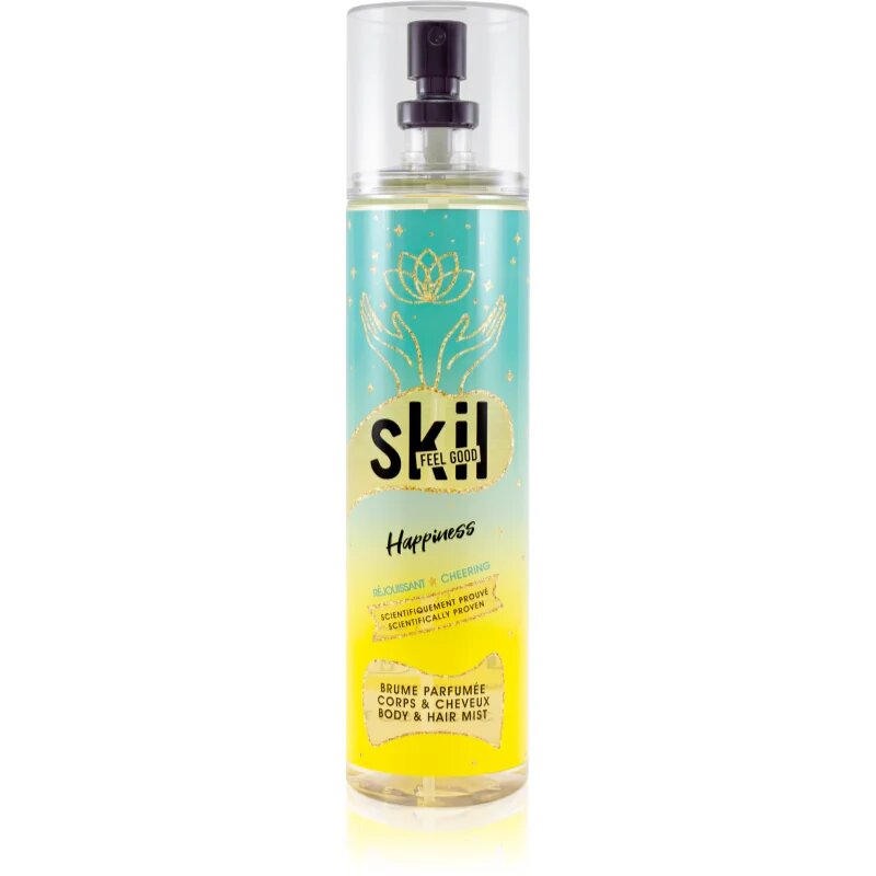 Skil Feel Good Happiness osvežilna meglica za lase in telo za ženske 250 ml