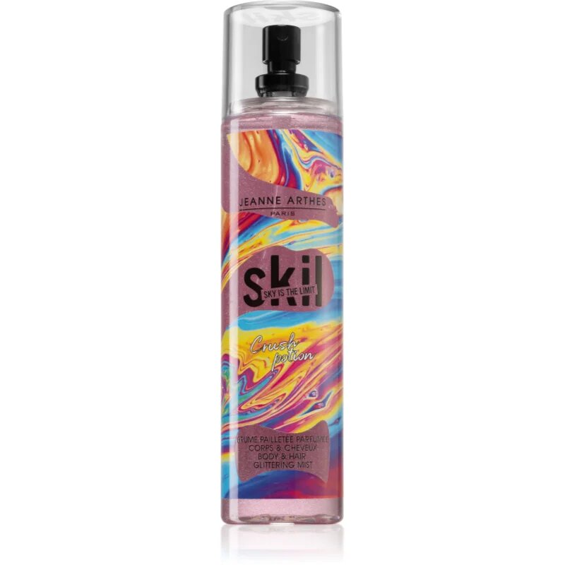 Skil Toxic Love Crush Potion odišavljeno pršilo za telo z bleščicami za ženske 250 ml