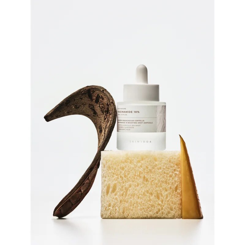 SKIN1004 Lab In Nature Niacinamide 10% Boosting Shot Ampoule regeneracijski in posvetlitveni serum z vlažilnim učinkom 30 ml