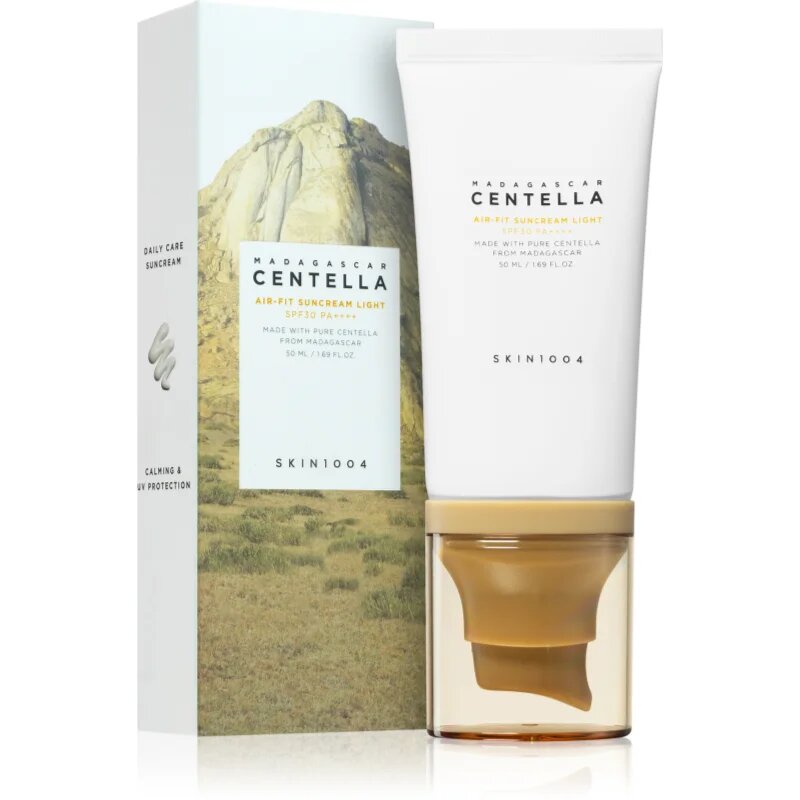 SKIN1004 Madagascar Centella Air-Fit Suncream Light mineralni zaščitni fluid za obraz SPF 30 50 ml