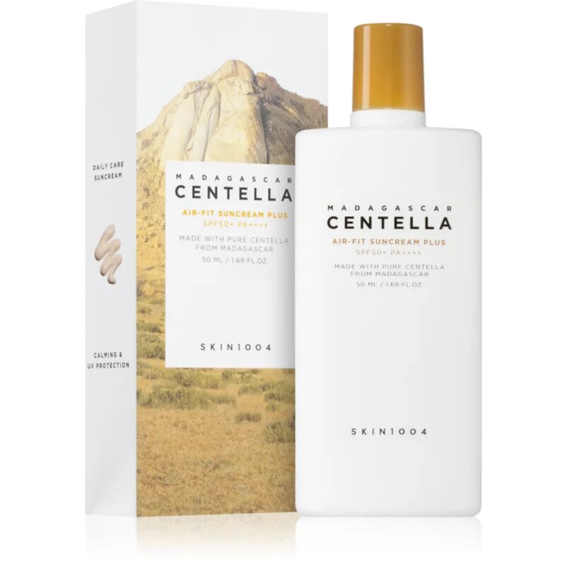 SKIN1004 Madagascar Centella Air-Fit Suncream Plus mineralna zaščitna krema za občutljivo kožo SPF 50+ 50 ml