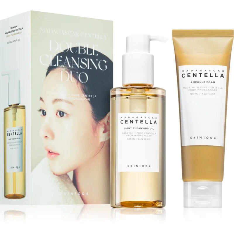 SKIN1004 Madagascar Centella Double Cleansing Duo set za čisto in pomirjeno kožo obraza