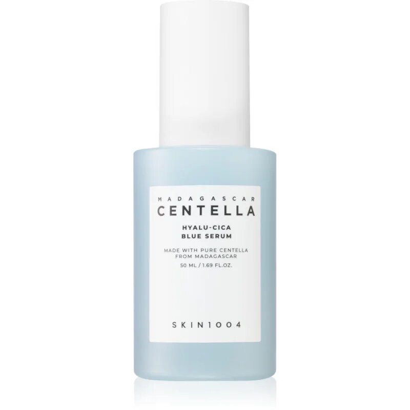 SKIN1004 Madagascar Centella Hyalu-Cica Blue Serum intenzivno vlažilni serum za pomiritev in okrepitev občutljive kože 50 ml