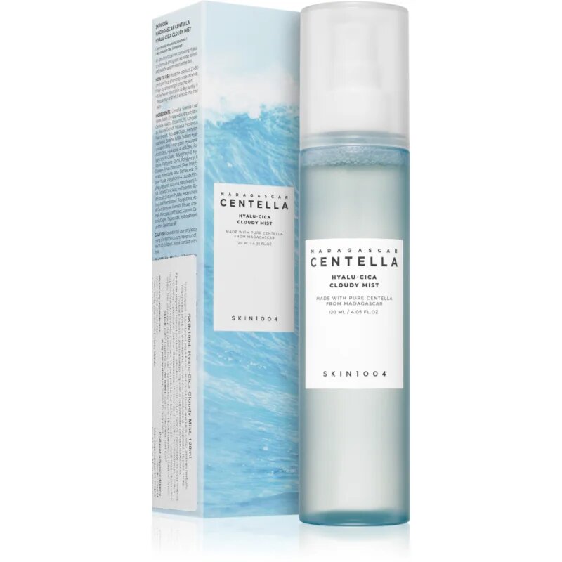 SKIN1004 Madagascar Centella Hyalu-Cica Cloudy Mist vlažilna meglica s pomirjajočim učinkom 120 ml