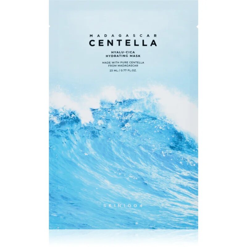 SKIN1004 Madagascar Centella Hyalu-Cica Hydrating Mask maska iz platna z vlažilnim in pomirjajočim učinkom 23 ml