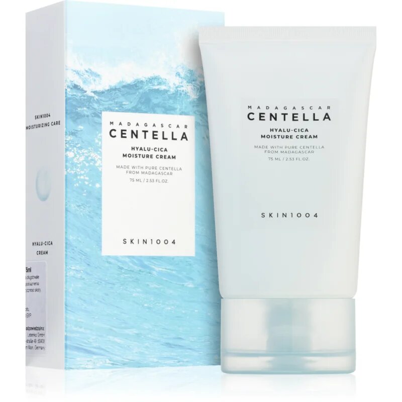 SKIN1004 Madagascar Centella Hyalu-Cica Moisture Cream globinsko vlažilna krema za pomiritev kože 75 ml