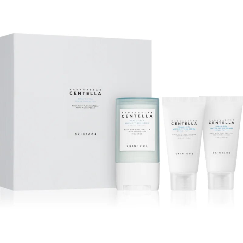 SKIN1004 Madagascar Centella Hyalu-Cica Sunsational Kit darilni set z visoko UV zaščito