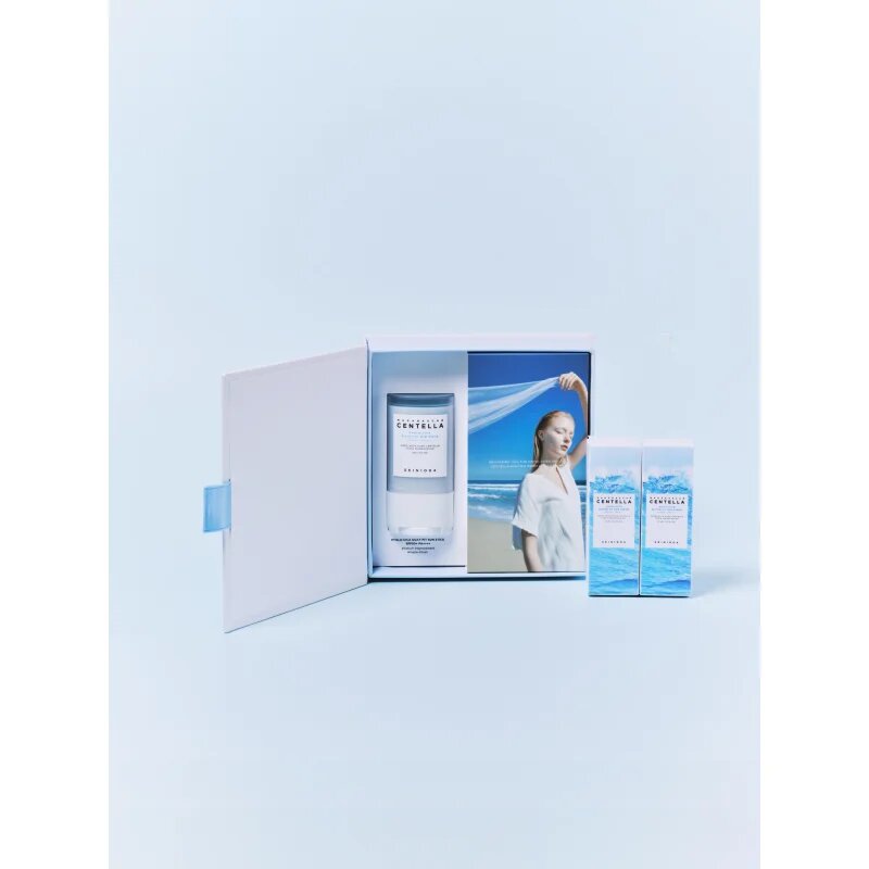 SKIN1004 Madagascar Centella Hyalu-Cica Sunsational Kit darilni set z visoko UV zaščito
