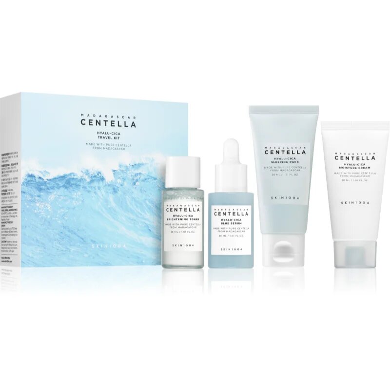 SKIN1004 Madagascar Centella Hyalu-Cica Travel Kit Potovalni set za intenzivno vlažnost