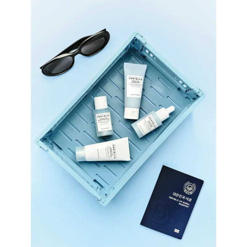 SKIN1004 Madagascar Centella Hyalu-Cica Travel Kit Potovalni set za intenzivno vlažnost
