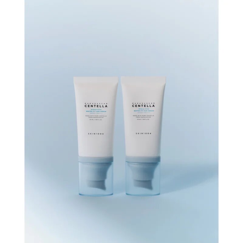SKIN1004 Madagascar Centella Hyalu-Cica Water-Fit Sun Serum Twin Pack zaščitni serum z vlažilnim učinkom DUO paket