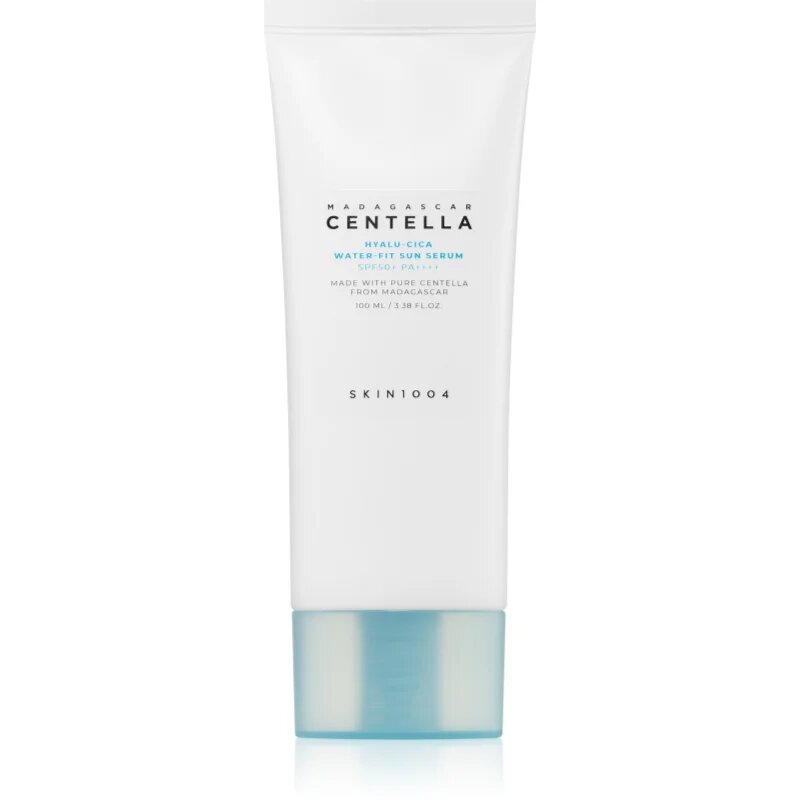 SKIN1004 Madagascar Centella Hyalu-Cica Water-Fit Sun Serum zaščitni serum z vlažilnim učinkom SPF 50+ 100 ml