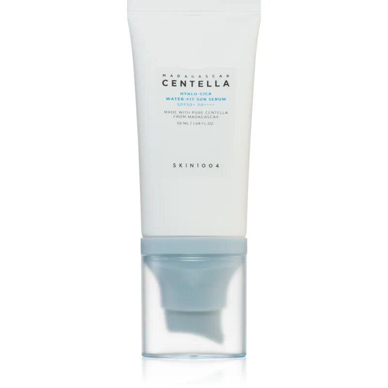 SKIN1004 Madagascar Centella Hyalu-Cica Water-Fit Sun Serum zaščitni serum z vlažilnim učinkom SPF 50+ 50 ml