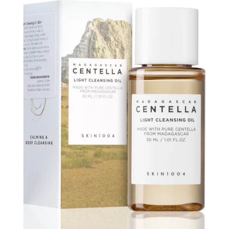 SKIN1004 Madagascar Centella Light Cleansing Oil čistilno olje za odstranjevanje ličil s pomirjajočim učinkom 30 ml