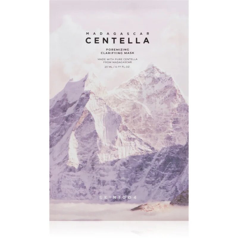 SKIN1004 Madagascar Centella Poremizing Clarifying Mask maska iz platna za glajenje kože in zmanjšanje por 23 ml