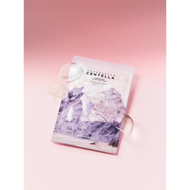SKIN1004 Madagascar Centella Poremizing Clarifying Mask maska iz platna za glajenje kože in zmanjšanje por 23 ml