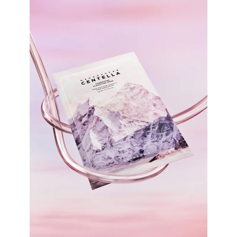 SKIN1004 Madagascar Centella Poremizing Clarifying Mask maska iz platna za glajenje kože in zmanjšanje por 23 ml