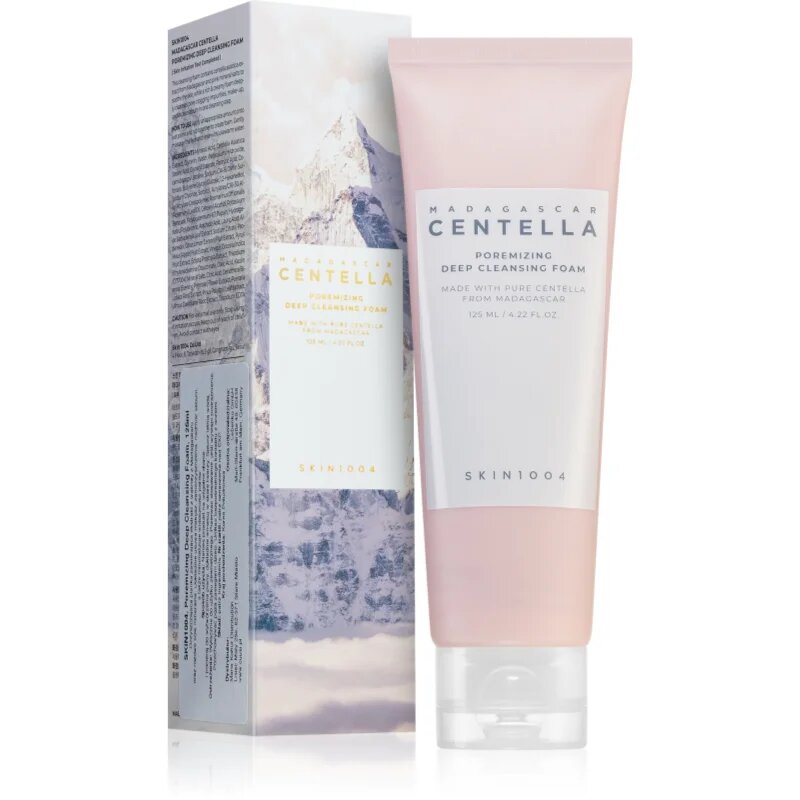 SKIN1004 Madagascar Centella Poremizing Deep Cleansing Foam globinsko čistilna pena za glajenje kože in zmanjšanje por 125 ml