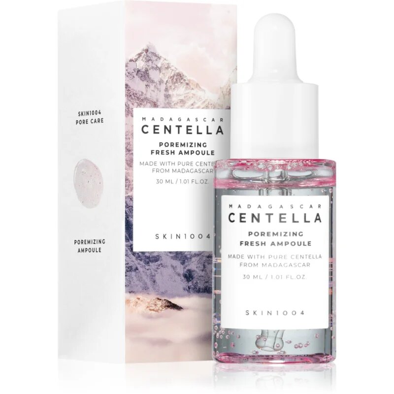 SKIN1004 Madagascar Centella Poremizing Fresh Ampoule razstrupljevalni serum za obraz za glajenje kože in zmanjšanje por 30 ml