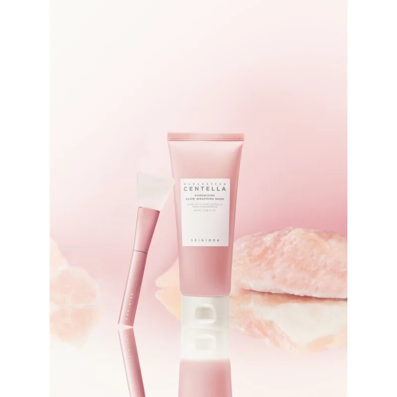 SKIN1004 Madagascar Centella Poremizing Glow Weapping Mask maska za posvetlitev za glajenje kože in zmanjšanje por 100 ml