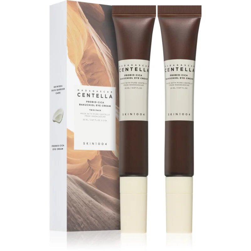 SKIN1004 Madagascar Centella Probio-Cica Bakuchiol Eye Cream krema proti gubam za predel okoli oči s pomirjajočim učinkom