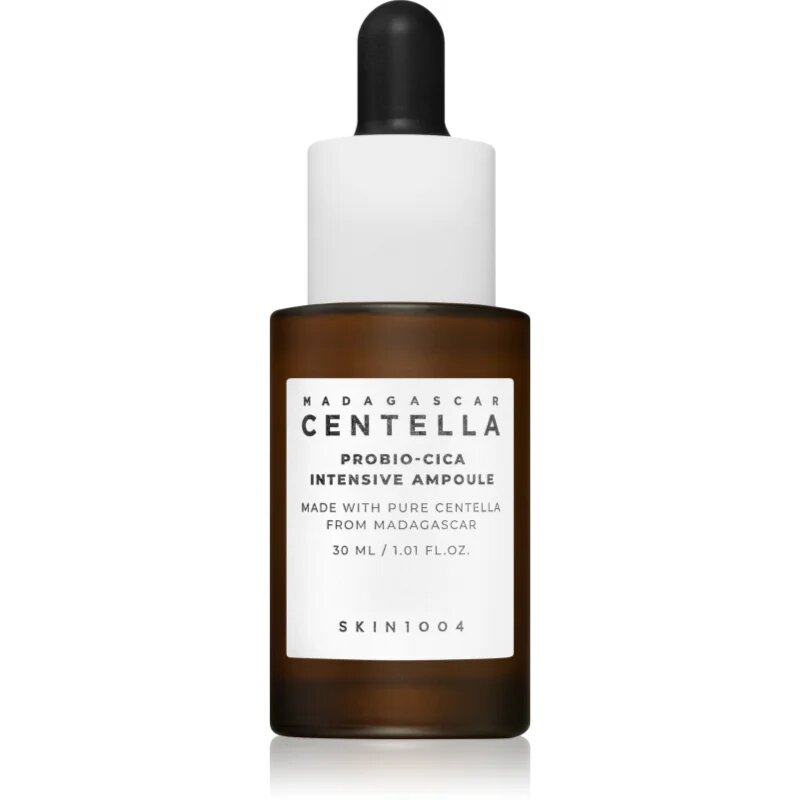 SKIN1004 Madagascar Centella Probio-Cica Intensive Ampoule pomirjajoči serum za obnovo kožne pregrade 30 ml