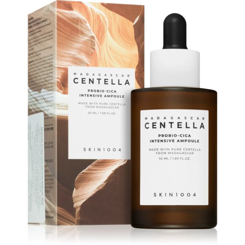 SKIN1004 Madagascar Centella Probio-Cica Intensive Ampoule pomirjajoči serum za obnovo kožne pregrade za obnovo kožne pregrade 50 ml