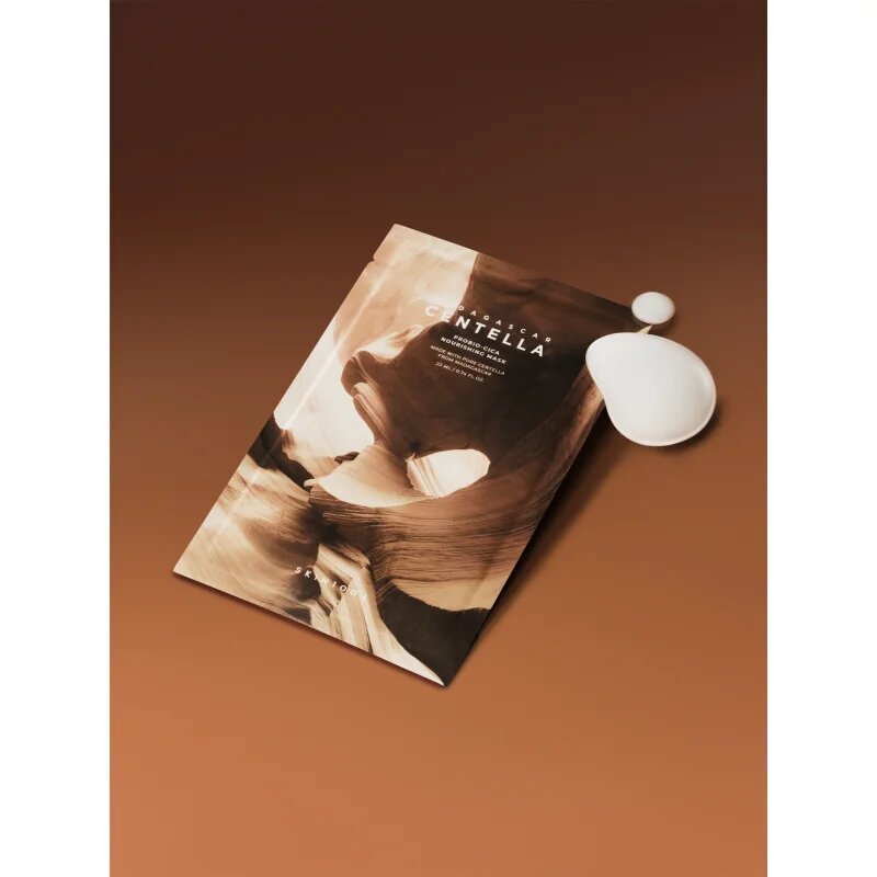 SKIN1004 Madagascar Centella Probio-Cica Nourishing Mask pomirjevalna tekstilna maska s hranilnim učinkom 23 ml