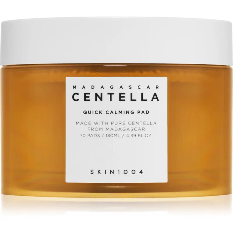 SKIN1004 Madagascar Centella Quick Calming Pad intenzivno revitalizacijske blazinice za pomiritev in okrepitev občutljive kože 70 kos