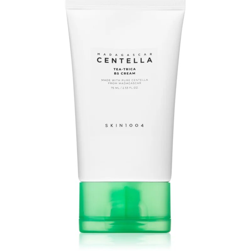 SKIN1004 Madagascar Centella Tea-Trica B5 Cream pomirjujoča krema z vlažilnim učinkom 75 ml
