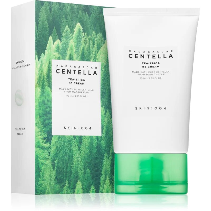 SKIN1004 Madagascar Centella Tea-Trica B5 Cream pomirjujoča krema z vlažilnim učinkom 75 ml